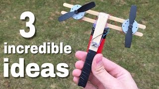 3 incredible ideas & Life Hacks