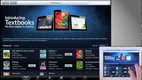 Textbooks featured in iBooks 2 for Apple