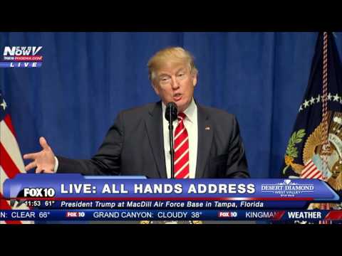 WATCH: President Donald Trump Address At MacDill Air Force Base - Tampa Bay (FNN)