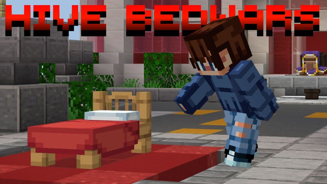 I Played Hive Bedwars With My New Skin - YouTube