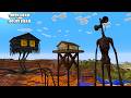 SURVIVING FROM SIREN HEAD and HOUSE HEAD in Minecraft 
