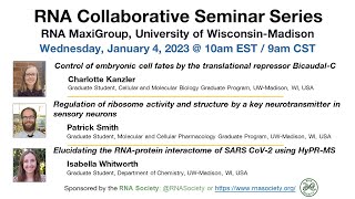 RNA Collaborative - RNA MaxiGroup, University of Wisconsin-Madison, Jan 4, 2023