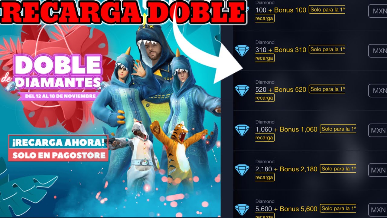 Garena Free Fire - Rampage  Códigos de recarga y prepago - SEAGM