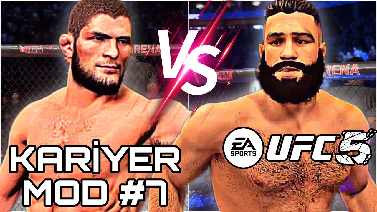 AYIBOĞAN VS KHABİB KEMER MAÇI | UFC 5 KARİYER MOD #7