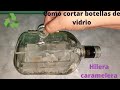 COMO CORTAR BOTELLA PARA HACER HIELERA/CARAMELERA #amoreciclar #conmigo #elycreaciones Abril 2021