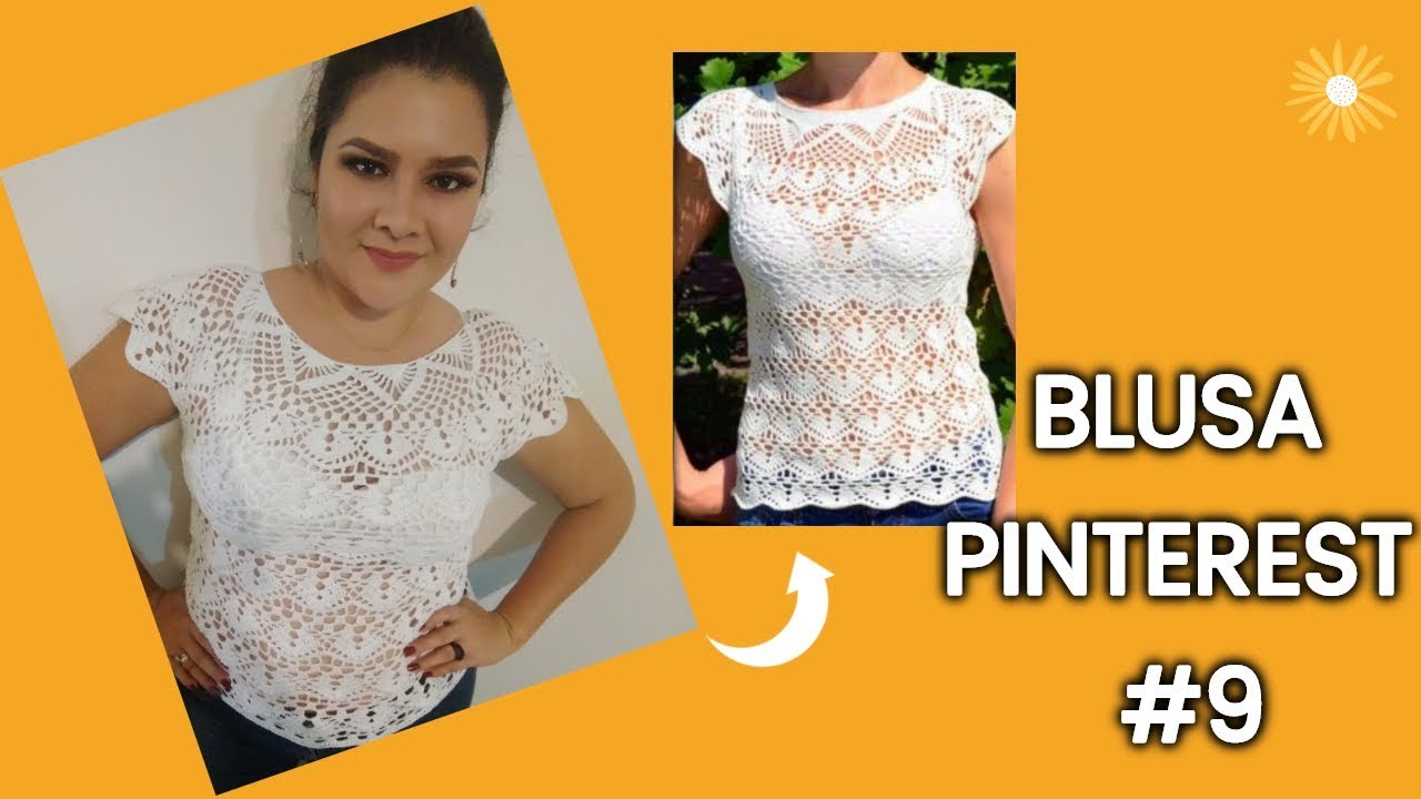BLUSA PINTEREST #9 CON DOS PUNTADAS DIFERENTES