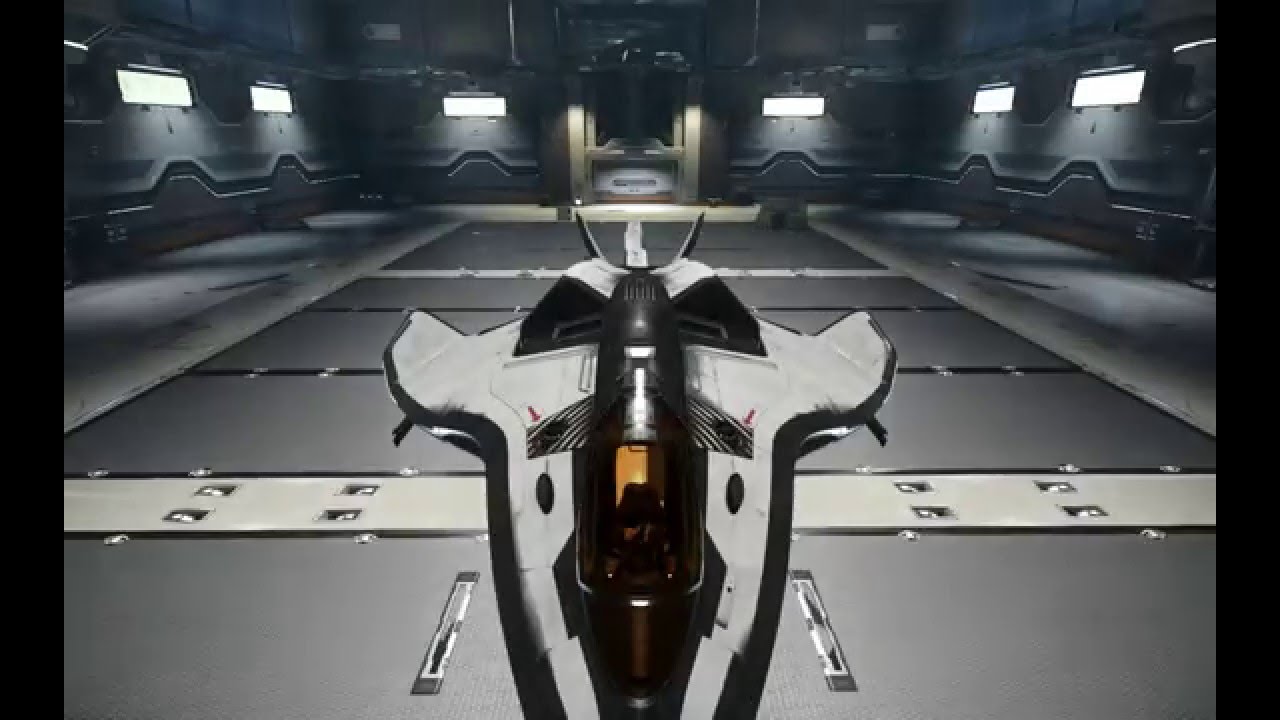 Star Citizen Aeroview Hangar + Avenger Stalker Tour - YouTube