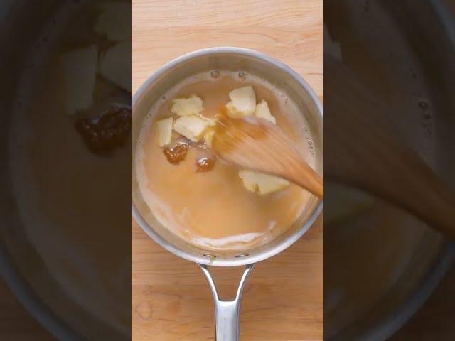 3 Ingredient Salted Caramel Cream Sauce - Dished #Shorts class=