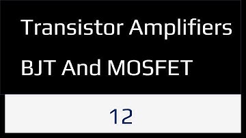 Transistor as an Amplifier -12 Solved Questions