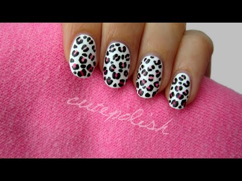 Easy Ombre Leopard Nails