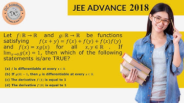 Let 𝑓:ℝ→ℝ and 𝑔:ℝ→ℝ be functions satisfying 𝒇(𝒙+𝒚)=𝒇(𝒙)+𝒇(𝒚)+𝒇(𝒙)𝒇(𝒚) and 𝑓(𝑥)=𝑥𝑔(𝑥) for all 𝑥,𝑦∈ℝ