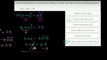 Solving quadratics by taking square roots: strategy (Hindi)