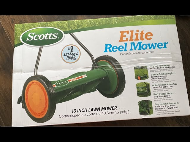 Scotts Elite 16 Reel Mower Review Model 415-16S 