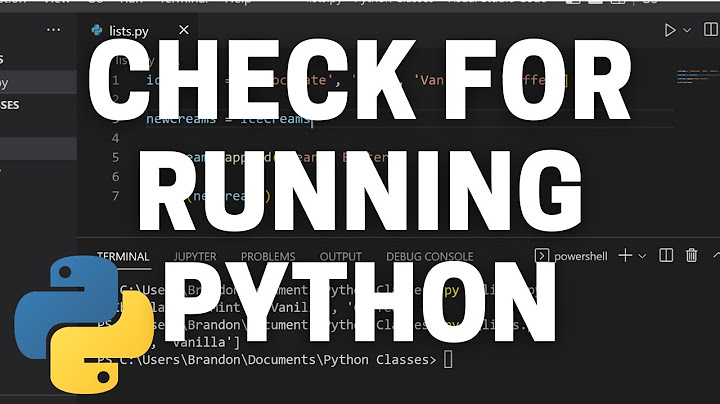 Python check if app is running