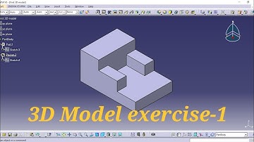 CATIA V5 Tutorial for Beginners Part-14 | Sketch-Based Exercise-1