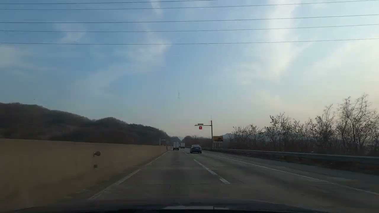 20230304 중부내륙고속도로 여주JC-내서JC(4K, 8배속)