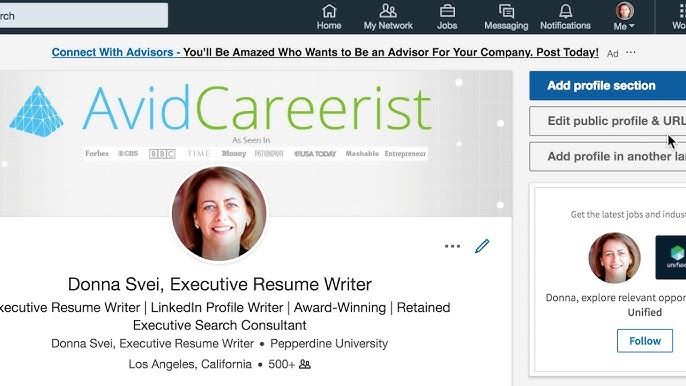 How To Customize Your Linkedin Profile S Url Youtube