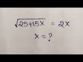 A  nice square root math simplification||find   the value of x