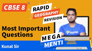 Rapid Revision | Geography | Most Important Questions | CBSE | Class 8 Social Science | Kunal Sir