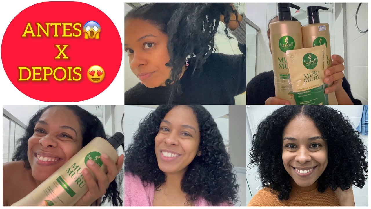 RESENHA MURUMURU DA HASKELL |CHOCADA 😱| ANTES x DEPOIS #cabelo # ...