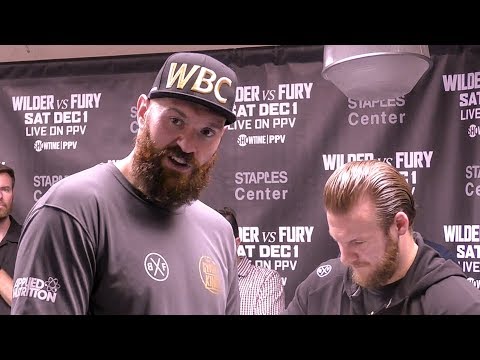TYSON FURY: It's the only belt that's escaped me!!  vs. Deontay Wilder