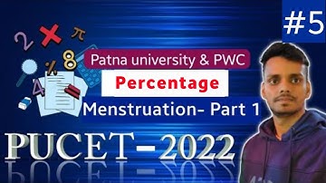 😍 Maths Class - 5 | Precentage - Trick + Concept 😎 | Patna university/ PWC Entrance exam 2022| PUCET