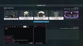 Warframe Scammer Tries To Get Hydroid Prime For 1 Plat