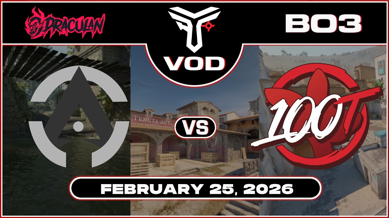 aimclub vs 100 Thieves (100T) | DraculaN Season 5 | #BO3 | @TrottahCS [ #cs2 #vod ]