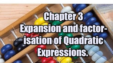 Practice now Ex 3A #Expansion and factorisation #NSM2 D2 O level maths