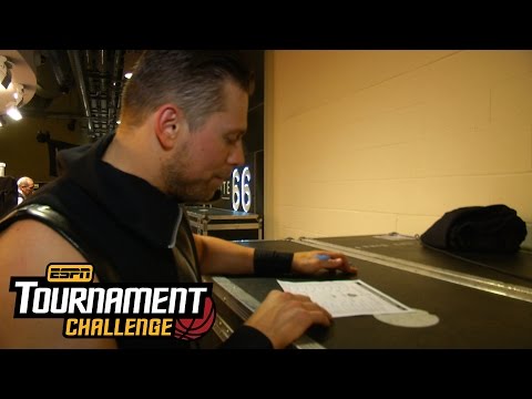 The Miz fills out his bracket for March Madness with ESPN's Tournament Challenge