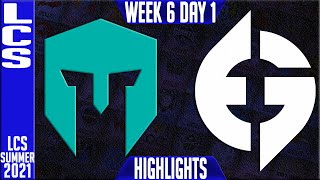 IMT vs EG Highlights | LCS Summer 2021 W6D1 | Immortals vs Evil Geniuses