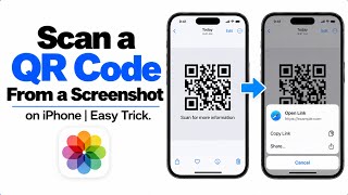 QR-Codes auf dem iPhone aus Screenshots scannen | Einfacher Trick