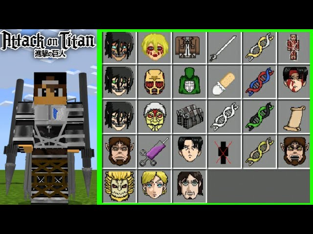 Attack On Titan/Shingeki No Kyojin Minecraft Mod │ Review en