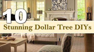 10 of my favorite easy Dollar Tree DIYs | High end looking Crafts