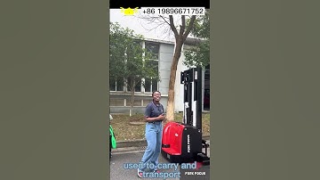 What is an electric stacker? #warehouseequipment #stackers #lithiumbattery