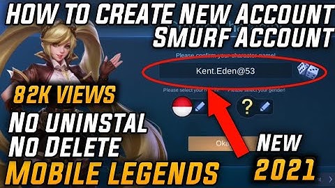 Create New Account And Smurf Account 2022 | Mobile Legends