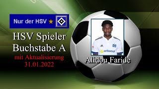 HSV Spieler Buchstabe A Aktualisierung 31 01 2022