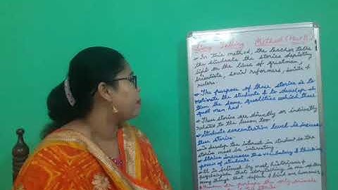 Story telling teaching method/B.Ed. Sem II English method/by Dr. Moushumi Mahato