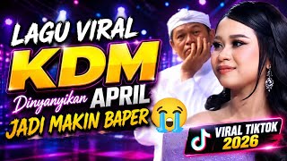 Lagu Viral KDM Dinyanyikan Dede APRIL Jadi Tambah Baper😭 | Rindu Purnama, Terhasut