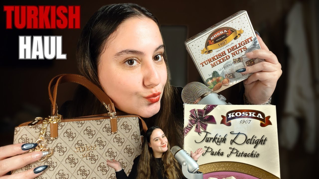 ASMR-покупки сувениров из Стамбула 🛍️ | Сумки, косметика и коробки-сюрпризы 🌙