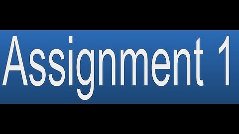 Adding an Assignment to the Studio