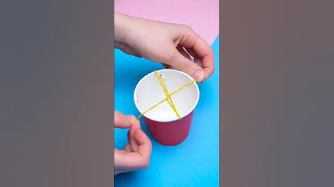 DIY Flying Rocket! 🚀✨ Fun Paper Cup Craft For Kids! #drawing #kidsvideo