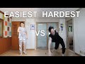 KPOP EASIEST vs HARDEST BOY GROUP CHOREO PART1