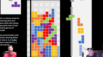 Basic Tetris Line Clear Training with Tetris 99 Rookie