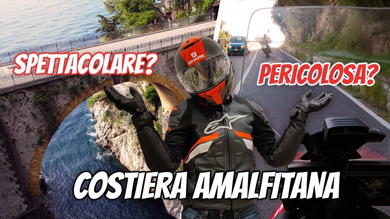 IN MOTO IN COSTIERA AMALFITANA. SPETTACOLARE O PERICOLOSA? SCOPRIAMOLO! MOTOVLOG 💙