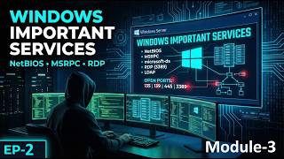 Windows Important Services Practical | Ethical Hacking Training EP-3(Enumeration Module-3) 🔥