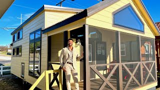 LIMITED RUN TINY HOME with SCREENED-IN FRONT PORCH
