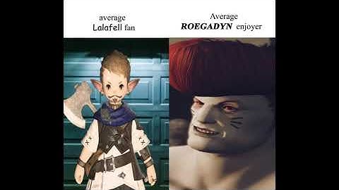 FFXIV Average Lalafell Fan VS Average Roegadyn Enjoyer