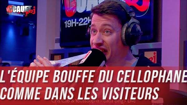 L'équipe bouffe du cellophane comme dans les Visiteurs - C’Cauet sur NRJ