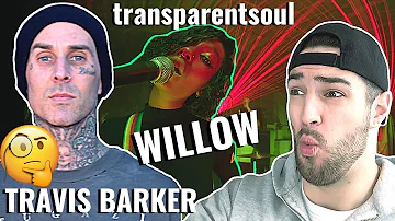 WILLOW - t r a n s p a r e n t s o u l ft. Travis Barker (Official music video)║REACTION!